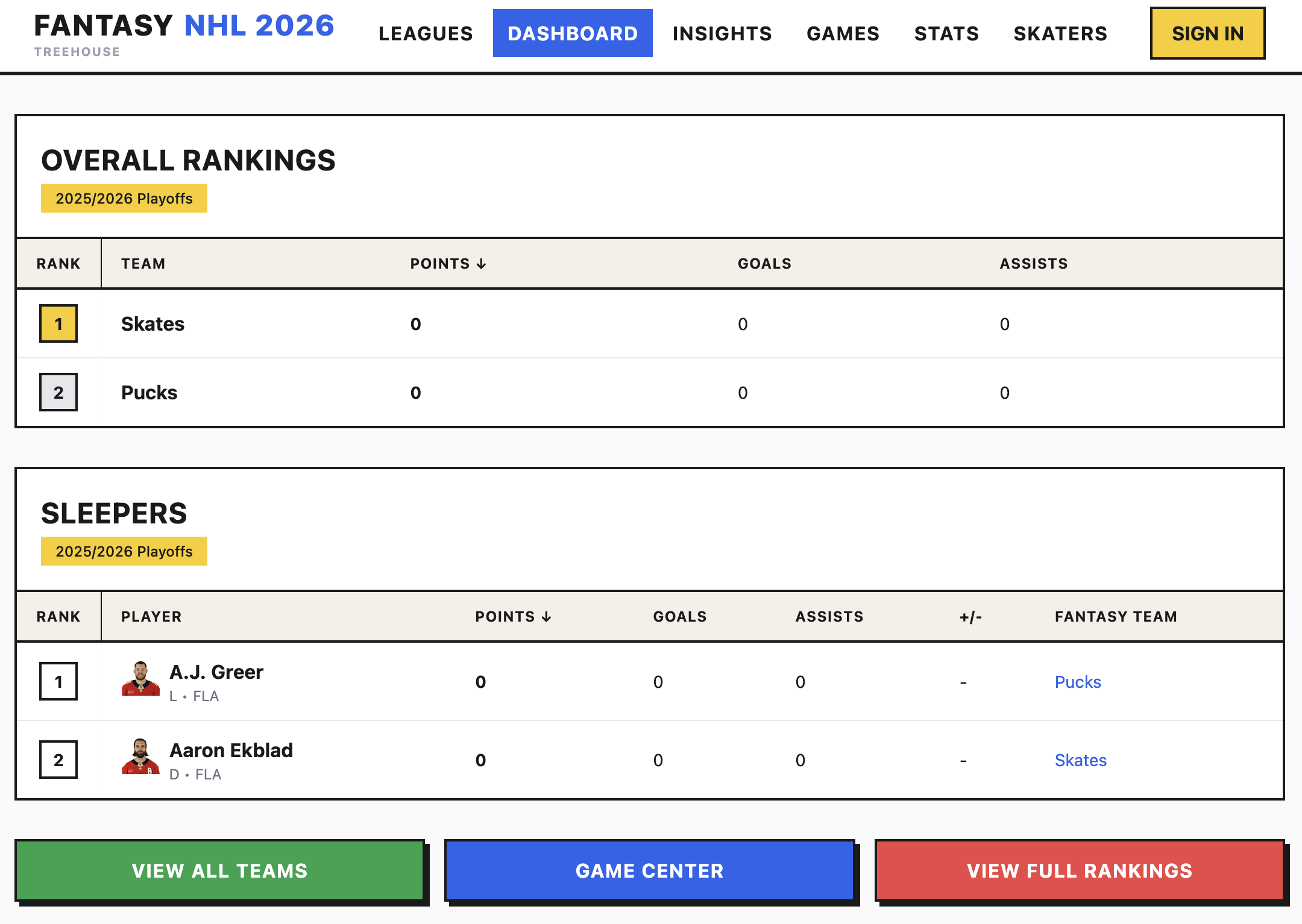 Fantasy Puck screenshot